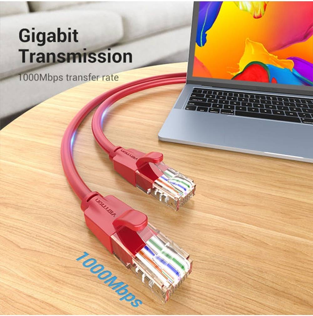 VENTION IBERF Cat.6 UTP Patch Cable 1M Red