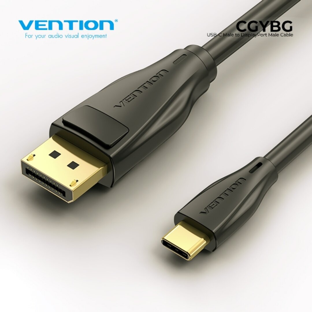 VENTION CGYBG USB-C to DP Cable 1.5M Black
