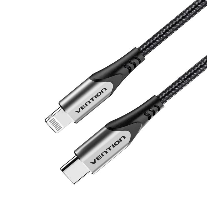 VENTION TACHH USB 2.0 C to Lightning Cable 2M Gray Aluminum Alloy Type