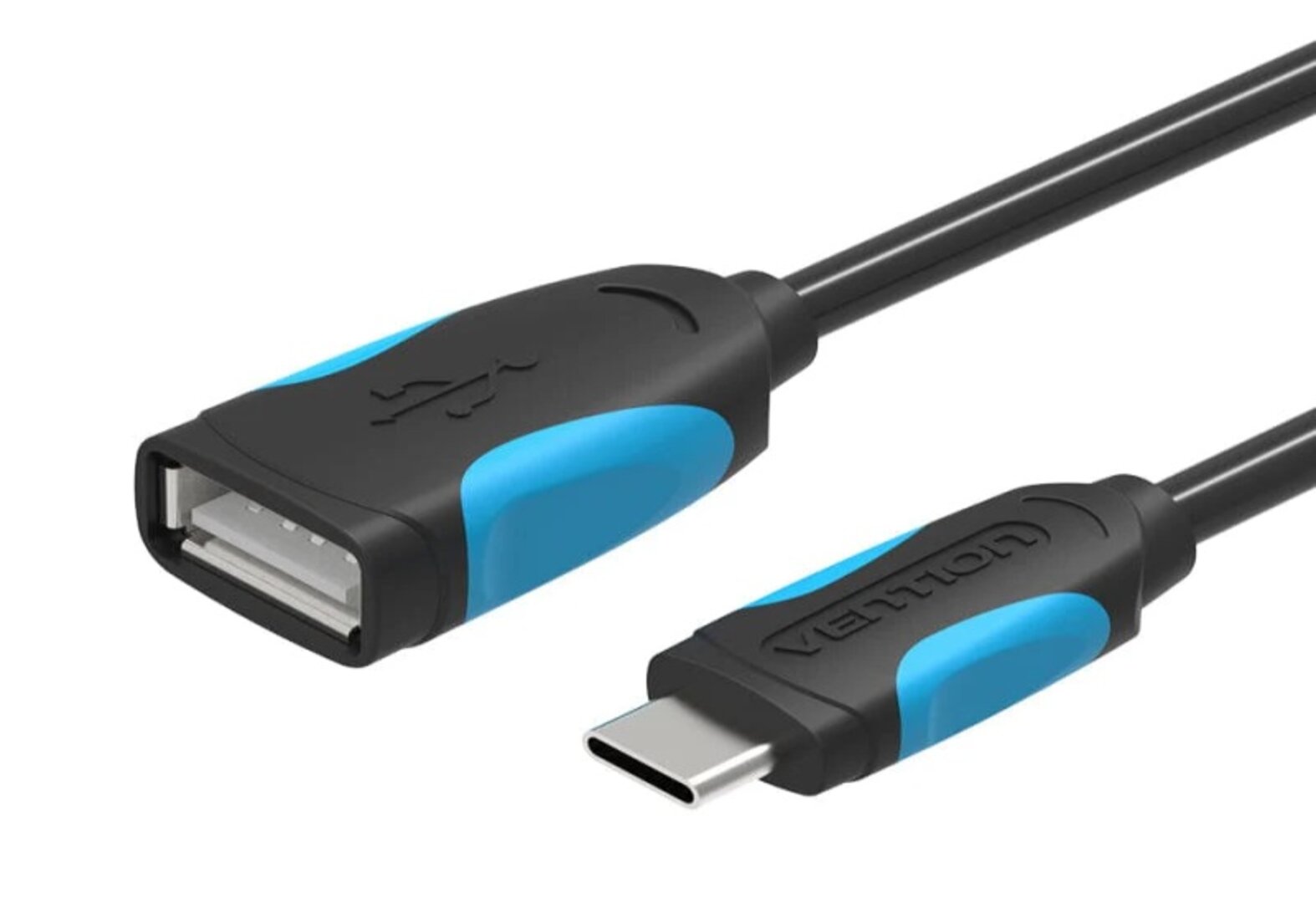VENTION VAS-A51-B010 USB3.0 A Female to Type-C Male OTG Cable 0.1M Black