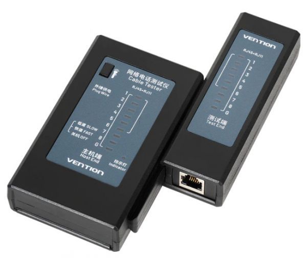 VENTION KEFB0 Manual Network Cable Tester Black