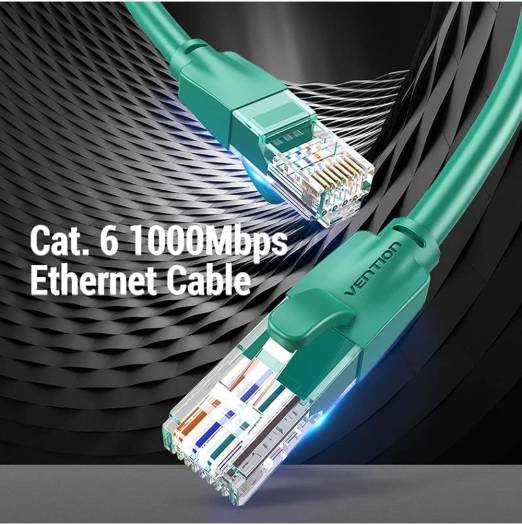 VENTION IBEGF Cat.6 UTP Patch Cable 1M Green