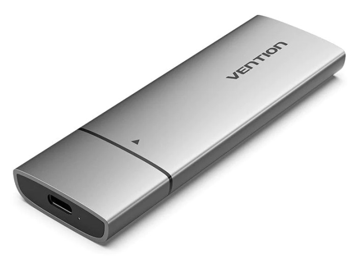 VENTION KPGH0 M.2 NVMe SSD Enclosure (USB 3.1 Gen 2-C) Gray 