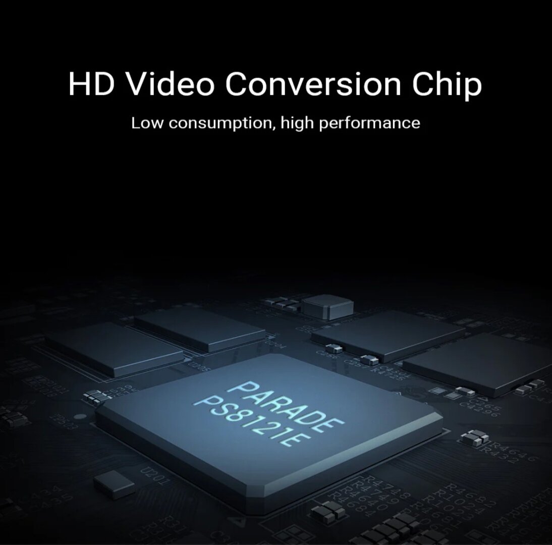 VENTION HABBG Mini DP to HDMI Cable 1.5M Black