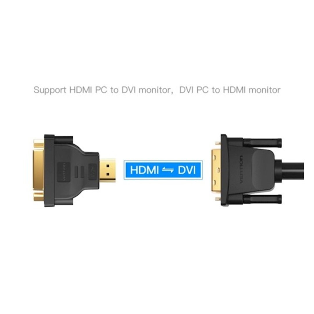 VENTION ECCB0  HDMI DVI Bi-Directional  Adapter  Black