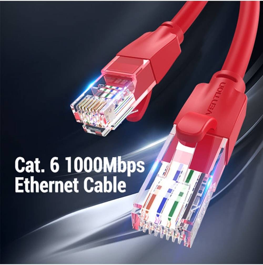 VENTION IBERH Cat.6 UTP Patch Cable 2M Red