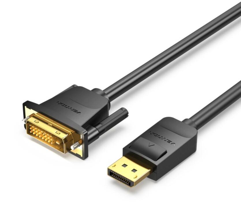 VENTION HAFBH DP to DVI Cable 2M Black