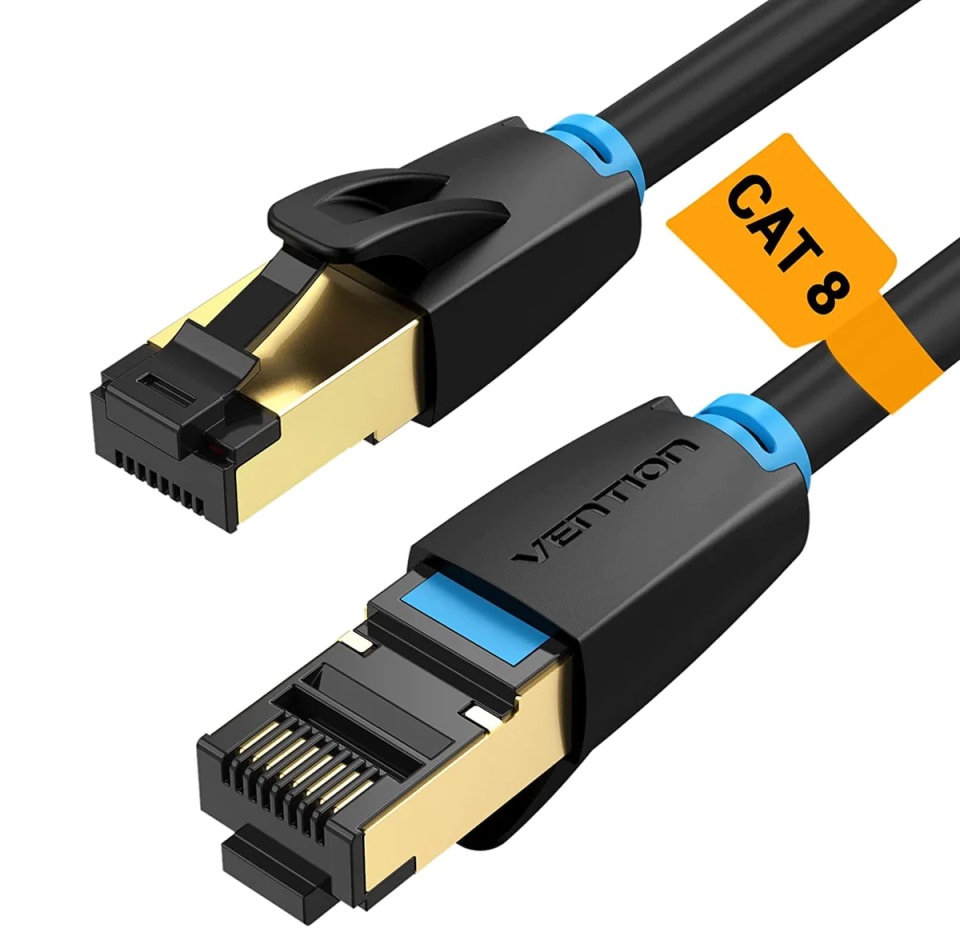 VENTION IKABF Cat.8 SFTP Patch Cable 1M Black