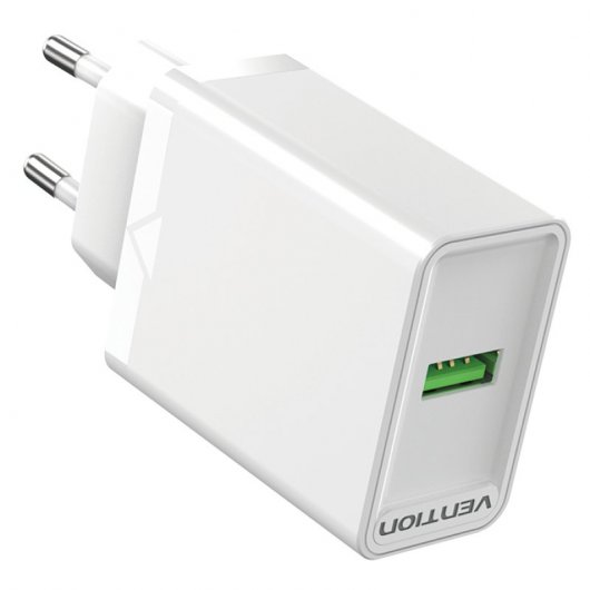 VENTION FABW0-EU 1-port USB Wall Charger(18W) EU-Plug White