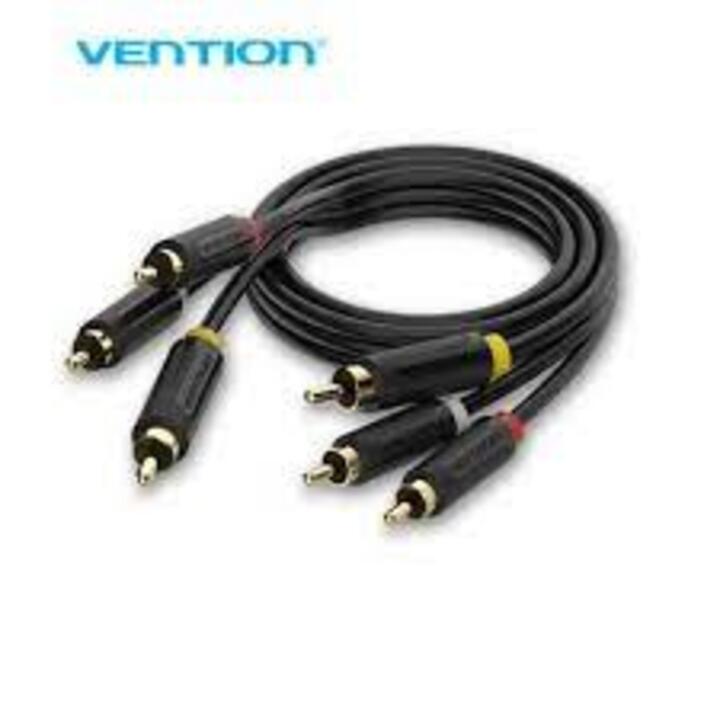 VENTION BCABH 3-MALE TO 3-MALE RCA CABLE 2m