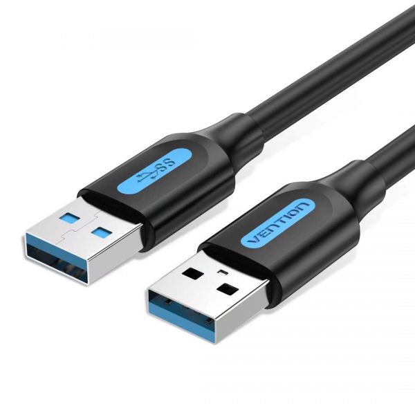 VENTION CONBG USB 3.0 A Male to A Male  Cable 1.5M Black PVC Type
